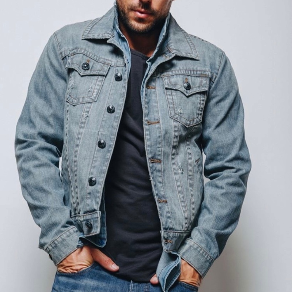 MEN'S "STITCH'S" BRAND NEW DENIM JACKET